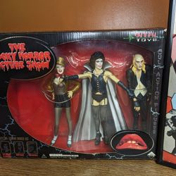 25th Anniversary Rocky Horror Vital Toys Dolls & Framed Album