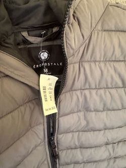 New jacket mid grey size M
