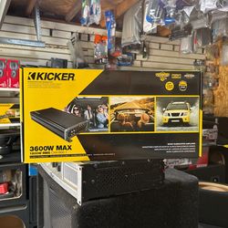 Kicker 3600.1 Amplifier 