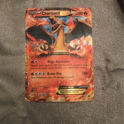 Pokémon Charizard Ex Jumbo Card