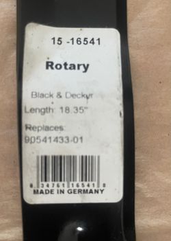 Lawn mower Blade -  Replacement- 18” New! Never Used!