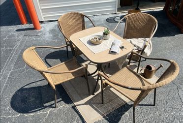 🔥OUTDOOR PATIO 5-PIECE TABLE SET ✨ ONLY $35! 🔥