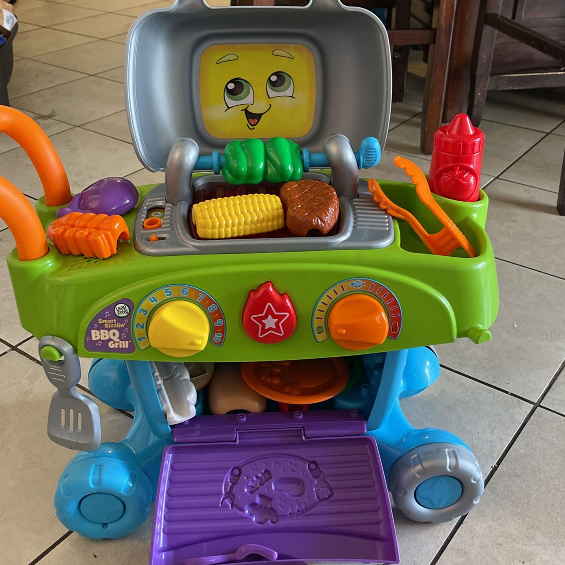 Use Leap Frog BBQ Grill