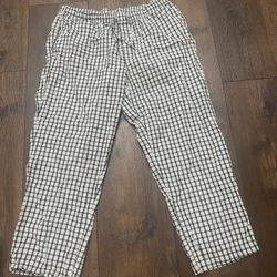 Men’s Black White Pajama Pants Size XL By Amazon Essentials #16