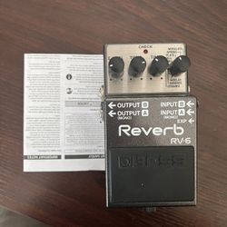 BOSS RV-6 Digital Reverb Pedal