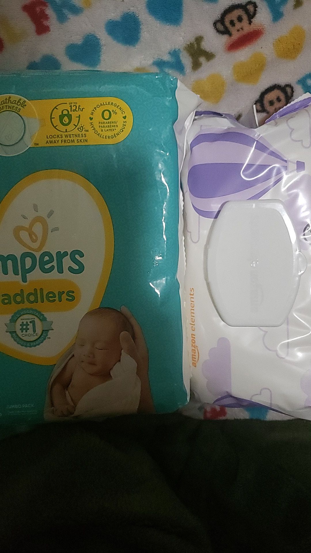 Diapers and wipes