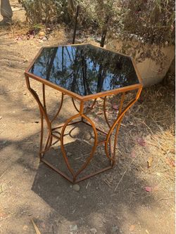 Hexagon side table