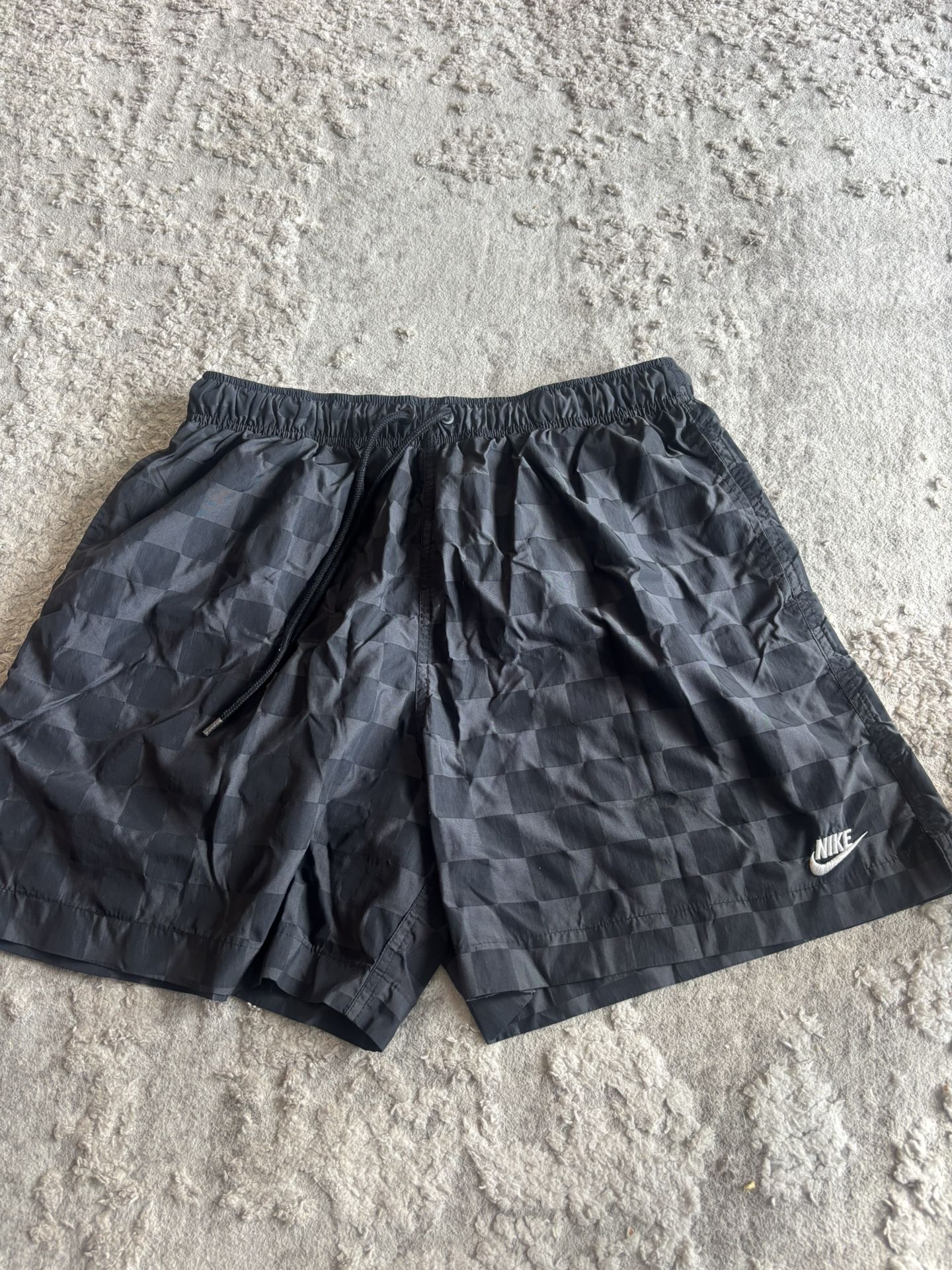 Nike Dri-FIT Men’s Training Shorts – Black with White Logo