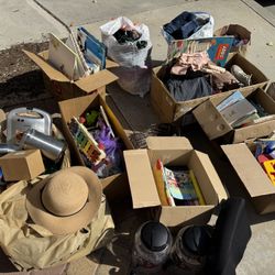 Free garage sale leftovers 