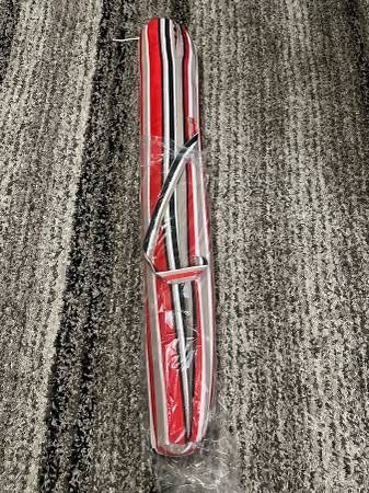 New Red Black Gray SOLAR 9 Foot Patio Crank Umbrella Outdoor Furniture