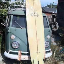 Surfboard Donald Takayama Shaped And Signed Longboard 9'6