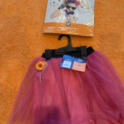 80s Acessories Set And Light Up Pink Tutú All Brand New