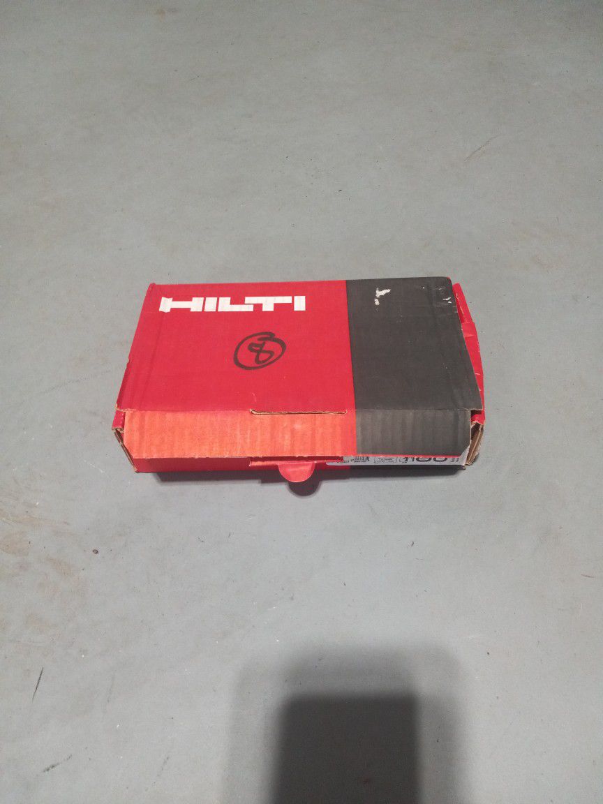 New In Box Lot of 8 Hilti Anchors