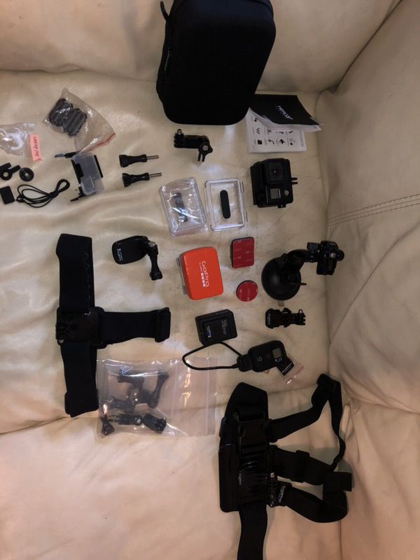 GoPro Hero 3+ with accessories
