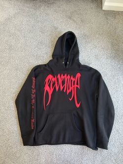 Archive Revenge Hoodie XL Black and Red Classic Logo