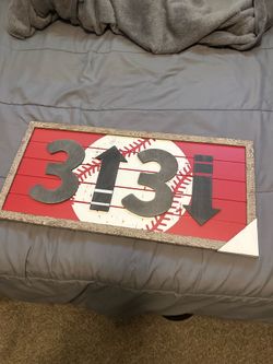 Baseball Room Sign