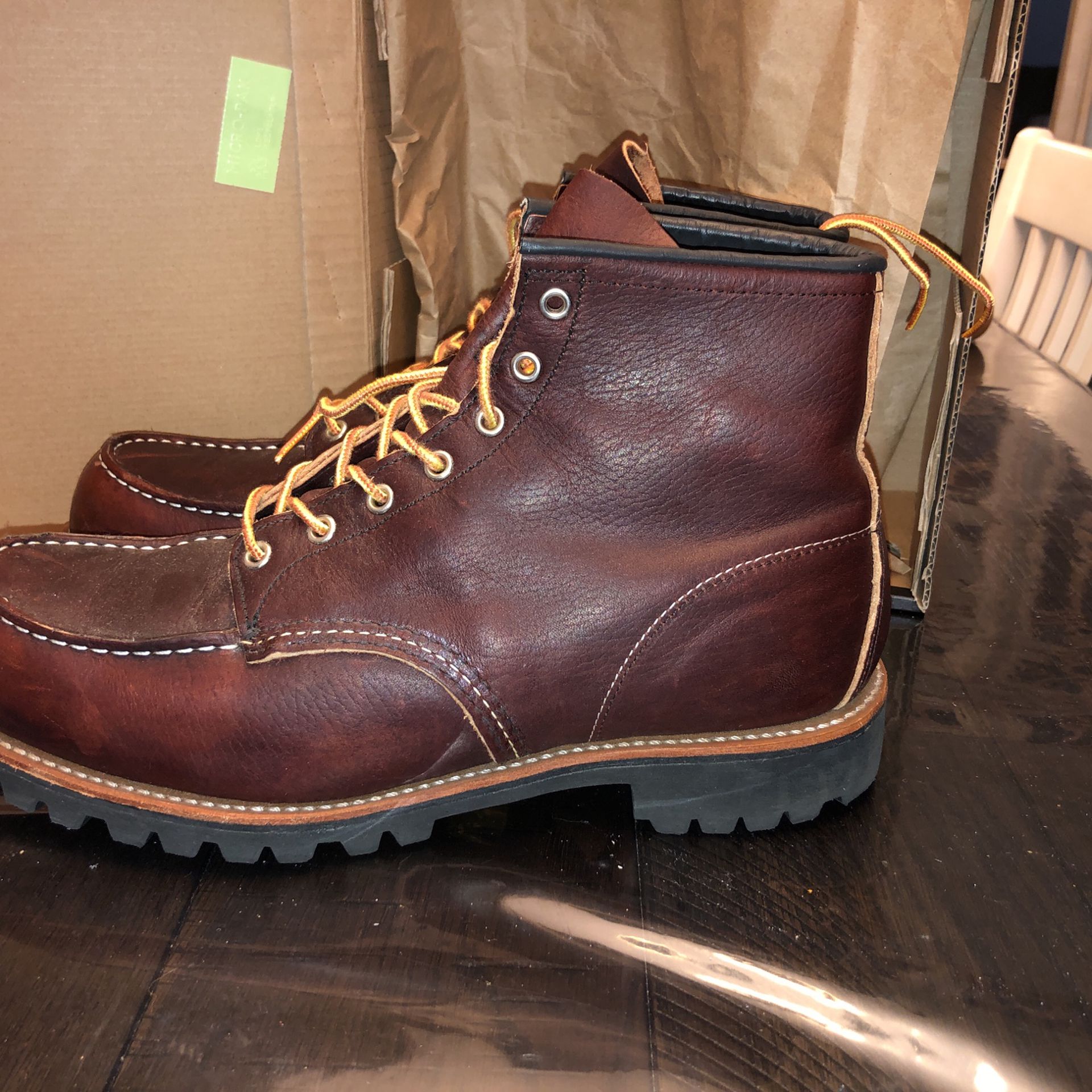 Red Wings  Burgundy boot Leather 8146 Size 12