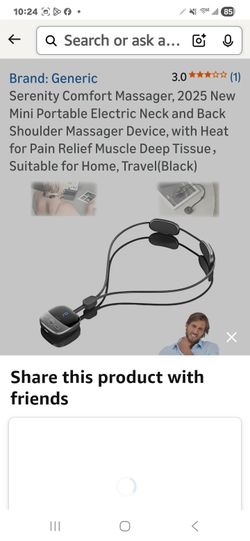 Portable neck messager
