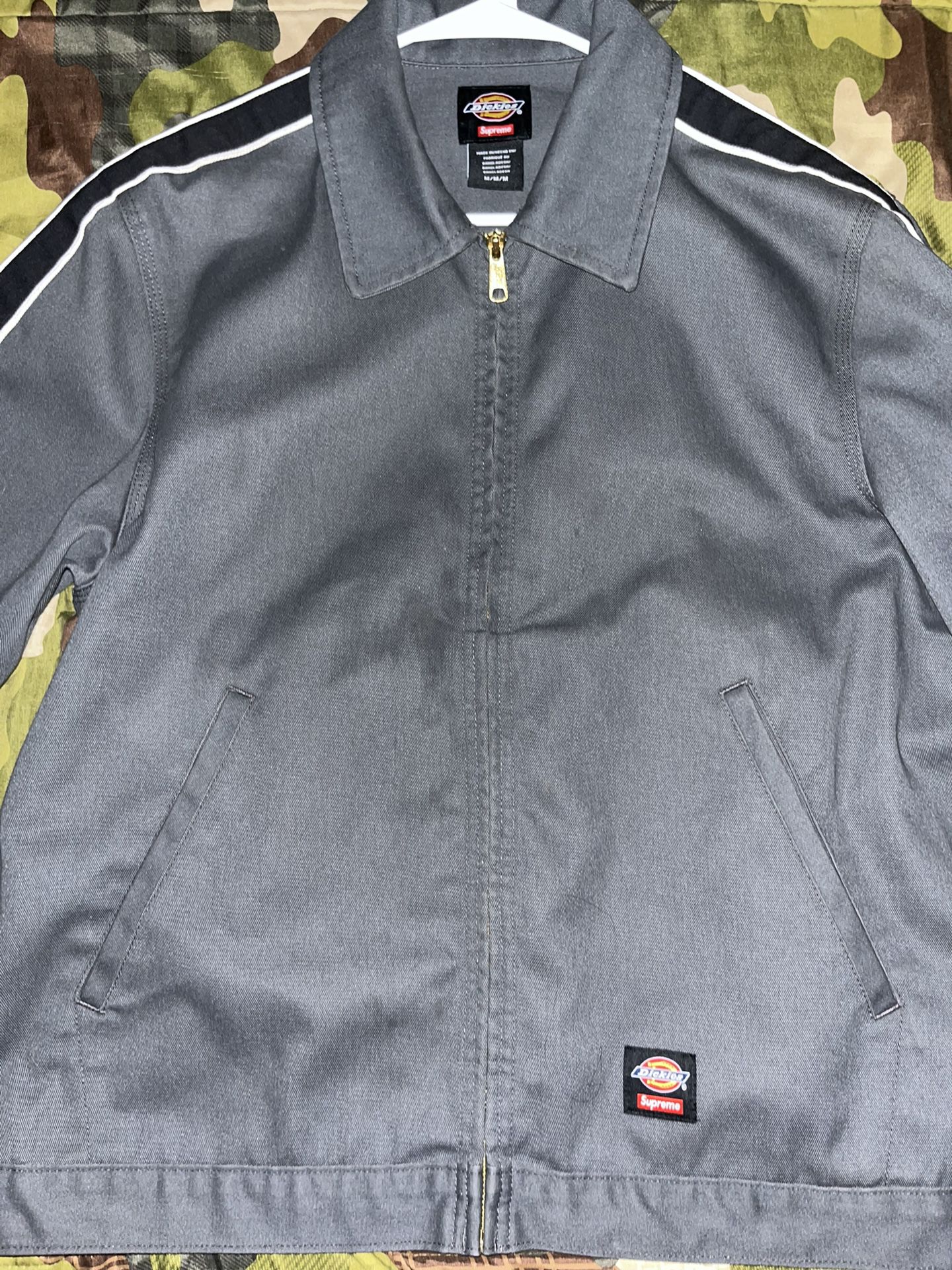 Supreme Dickies Stripe Eisenhower Jacket
