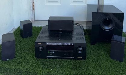 Denon Surround Sound System 7.2 w/ Energy Speakers + Subwoofer (Home Theater)