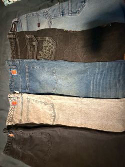 Mixed Brand Jeans Lot – 5 Pairs