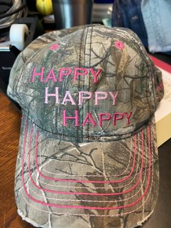 Camouflage Happy Happy Girl Lady Baseball Hat Cap From Duck Dynasty