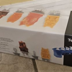 Tovolo Silicone Popsicle Ice Cream Makers and Mold Set with Base, Set of 4, Monsters (Brand New)