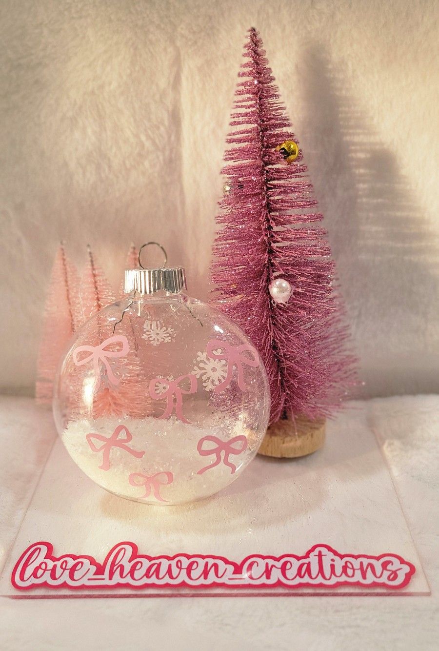 Coquette Bow Ornament 