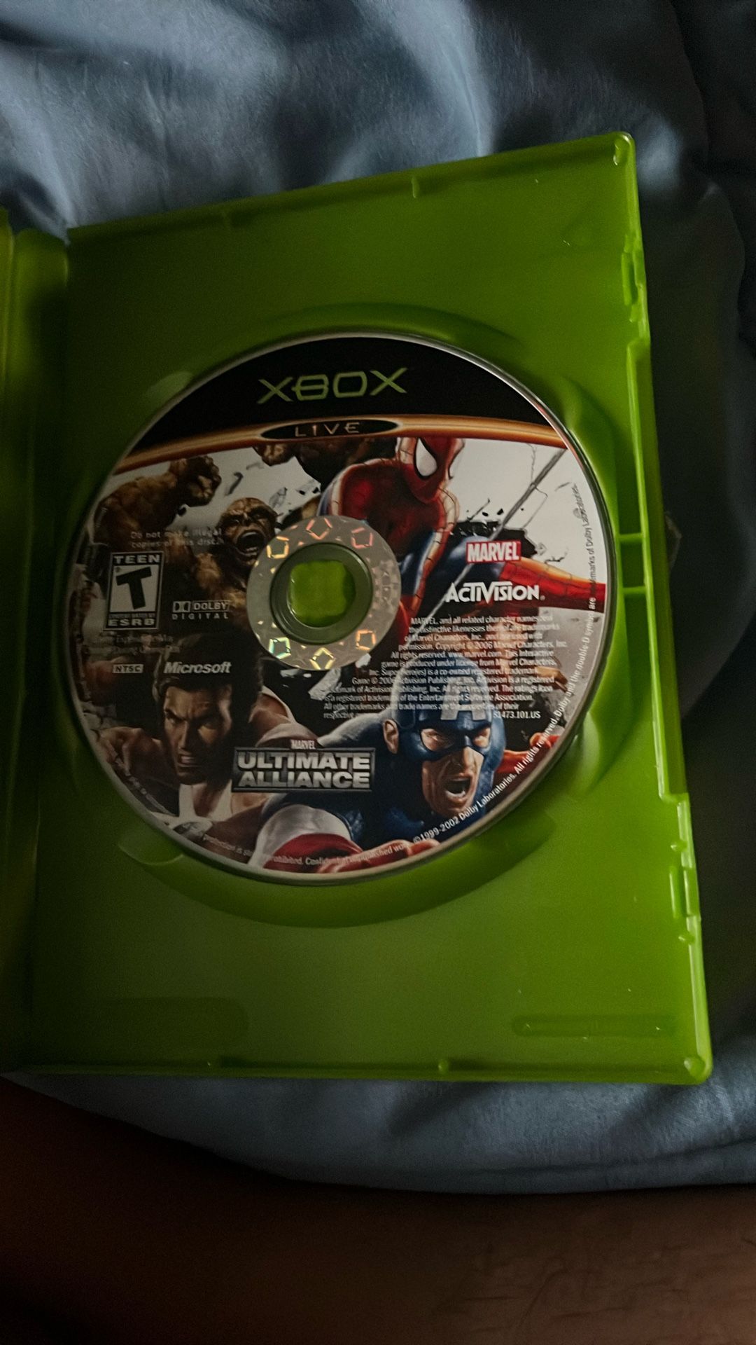 Ultimate Alliance Old Xbox