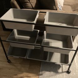 Rolling Storage Utility Cart