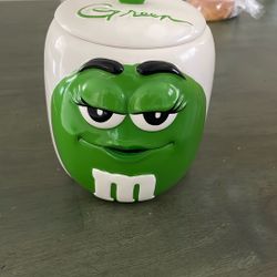 Green M&M’s Jar