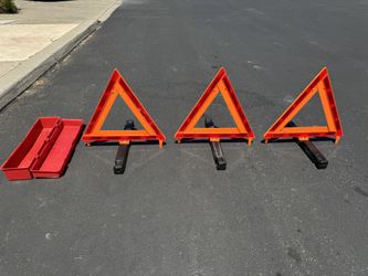 James King Model 1005 Warning Triangle, (Set of 3)