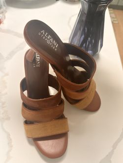 Alfani Womens Westi Faux Suede Dressy Heels Size 8.5