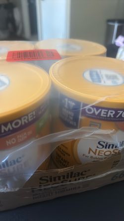 4 extra large cans of similac neosure brand new unopened still in the case