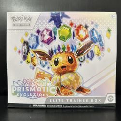 Pokémon Scarlet & Violet Prismatic Evolutions Elite Trainer Box ETB