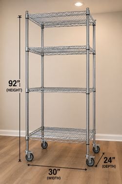 Two Super Tall NSF Focus Shelves -130 each