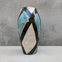 Signed Original Art Ceramic Sculpture Vase
