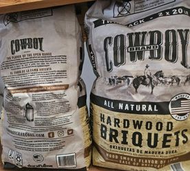 Cowboy Hardwood Briquets 2x20 lbs