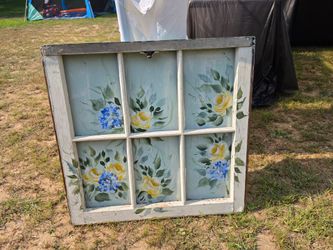 Antique window decor