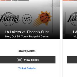 Phoenix Suns Partial Season Or Individual Tickets ROW 8