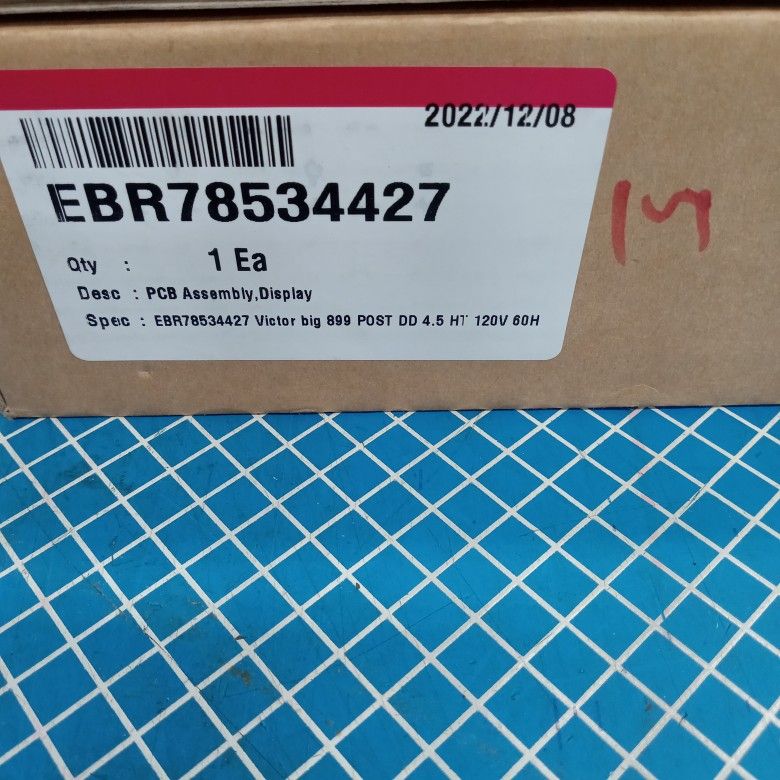 LG Washer Display Board Assembly EBR(contact info removed)7