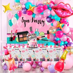 101pcs Makeup Birthday Party Decorations (New, Unopened)