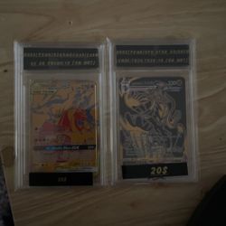 Pokemon Cards IN CUSTOM SLAB