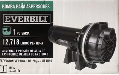 erbilt 1 HP Plastic Lawn Sprinkler Pump 1002 166 131