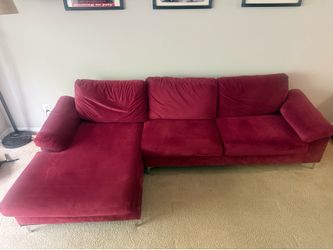 Red Sectional Sofa