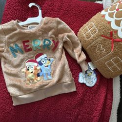 Bluey Toddler Christmas Sweater (NEW) Unisex