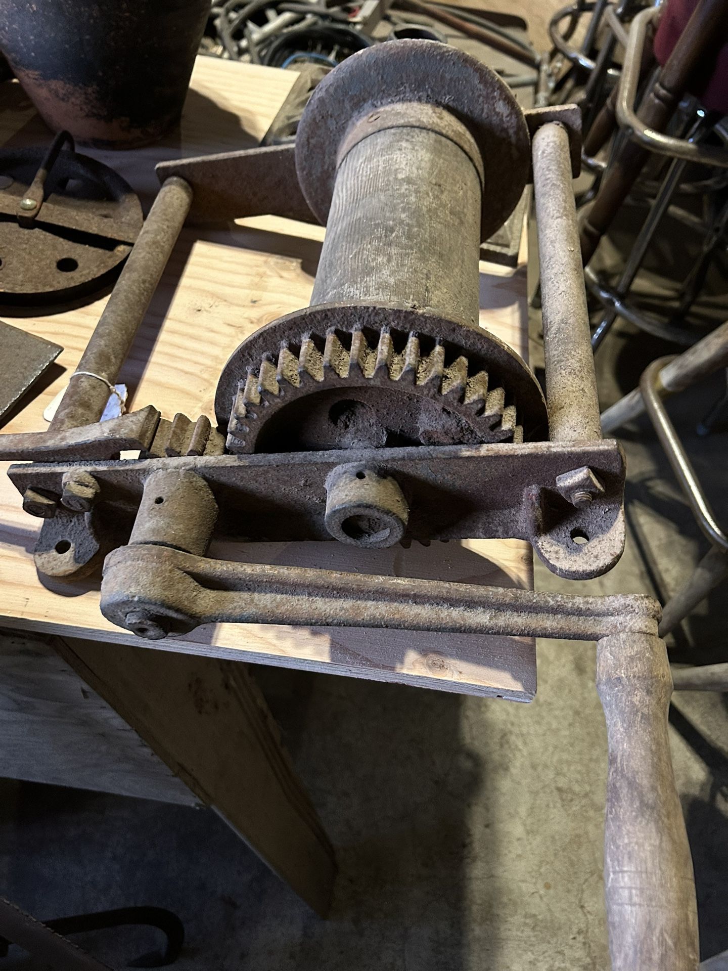Antique Rope/Cable/Chain Winder