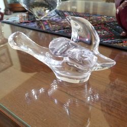 Crystal Bird Bowl / Candy Dish / Candle Votive, Vintage