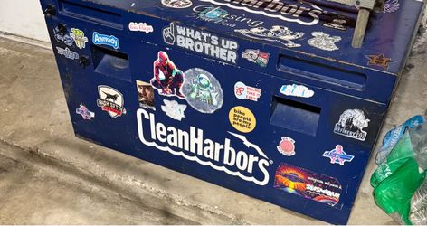 Large Blue Metal Tool Chest/ jobox