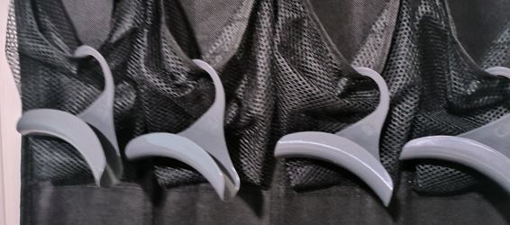 Gray Plastic Handbag, purse hanger 20 pieces
